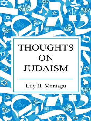cover image of Thoughts on Judaism